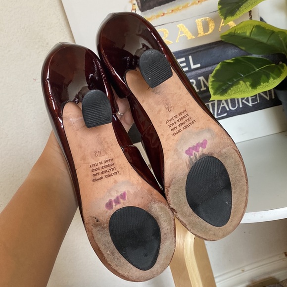 🤎🧡Anyi Lu Patent Leather Open Side Cushioned Pumps🤎🧡 - Picture 13 of 13